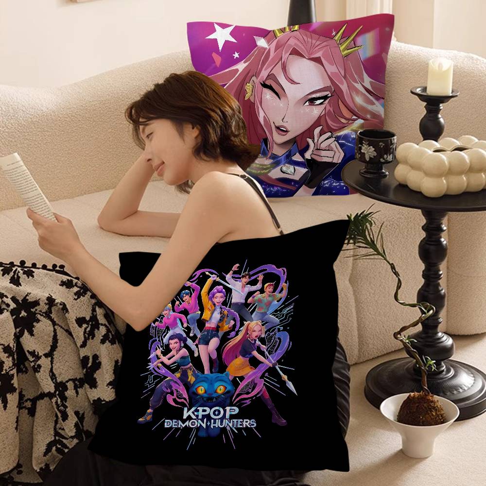 K-KPop D-Demon H-Hunters Personalized Pillow Dust Cover Bedroom Kids Party Decoration Pillowcase Birthday Children Gift
