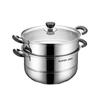SUPOR 28cm Stainless Steel Double-Layer Steamer