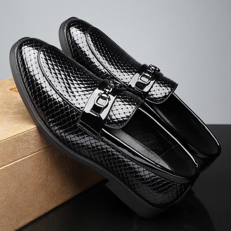 Trendy Large Size 48 Slip-On British Leather Loafers