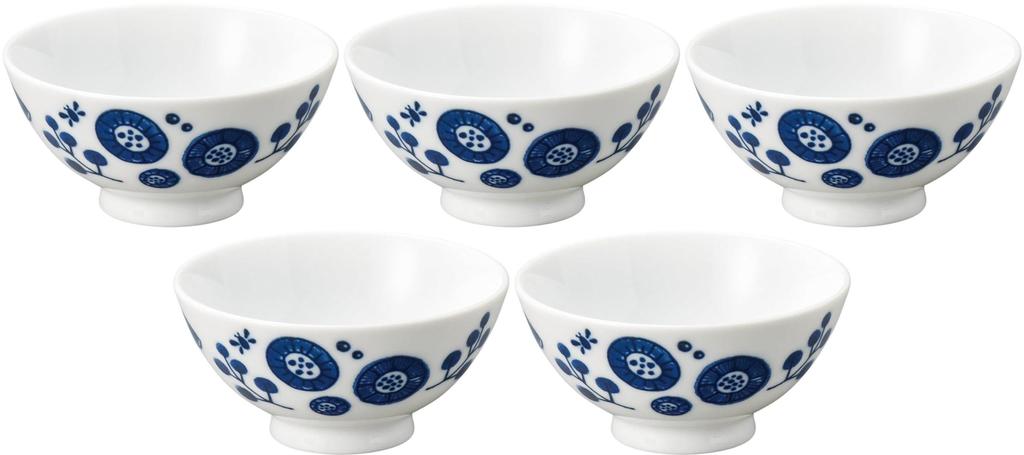 Set of 5 Melancholy Small Bowls [11 x 5.5cm] | Rice Bowls