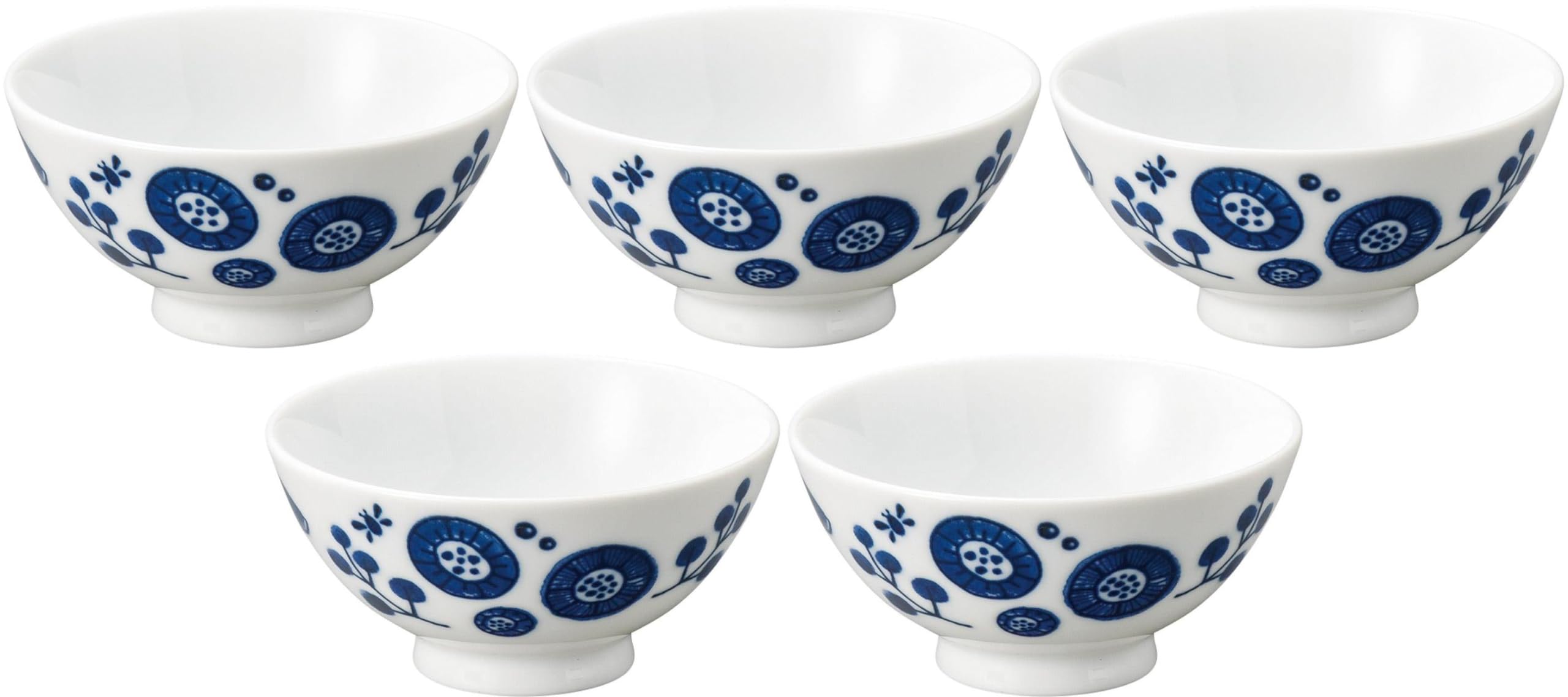 

Set of 5 Melancholy Small Bowls [11 x 5.5cm] | Rice Bowls