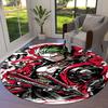 Roronoa Zoro Round Area Rug Carpet Rug For Living Room Bedroom Sofa Playroom Decor Nonslip Floor Mat