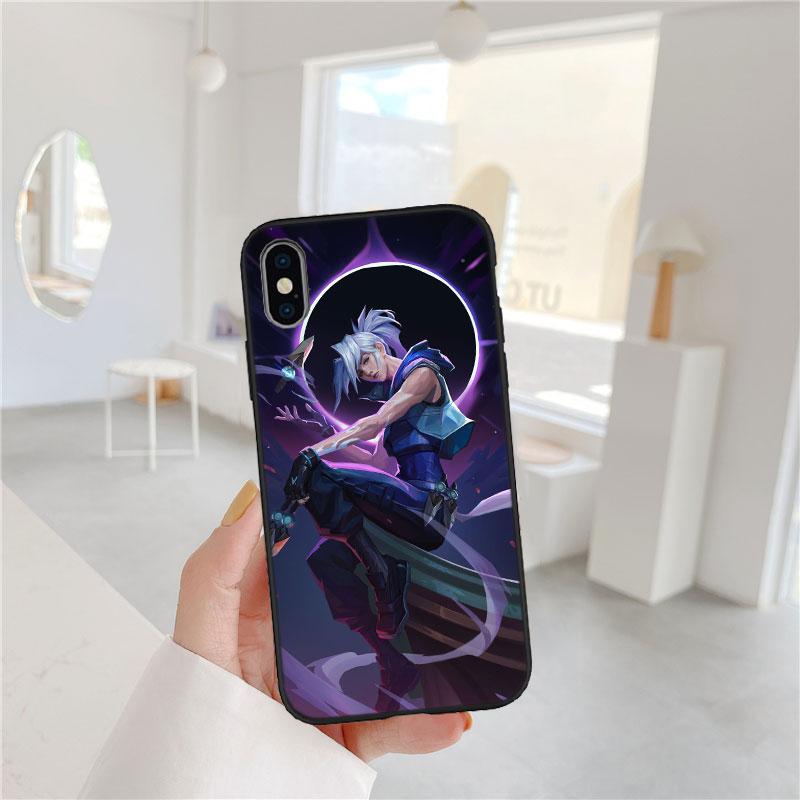 LO92 V-VALORANT Soft Shell Phone Case for Redmi Note 10 11 12 Pro Max 10S 10C 10T 11A 11S 12S 12C