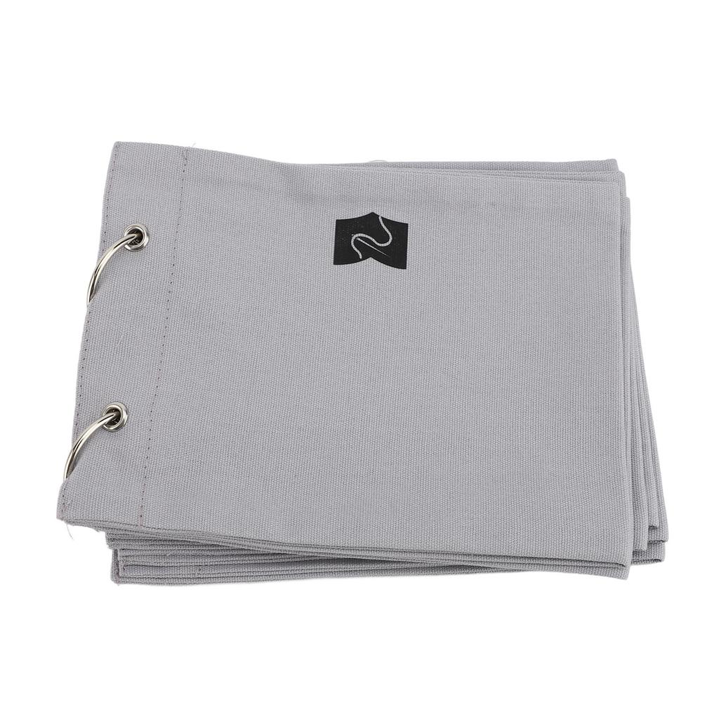 Blank Fabric Sketchbook 12 Pages Linen Folding Portable Travel Journal Fabric Planner Notebook