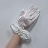 1Pairs Breathable Wedding Bridal Gloves Mesh Tulle Gloves New Bridal Gown Mittens  Party Dress
