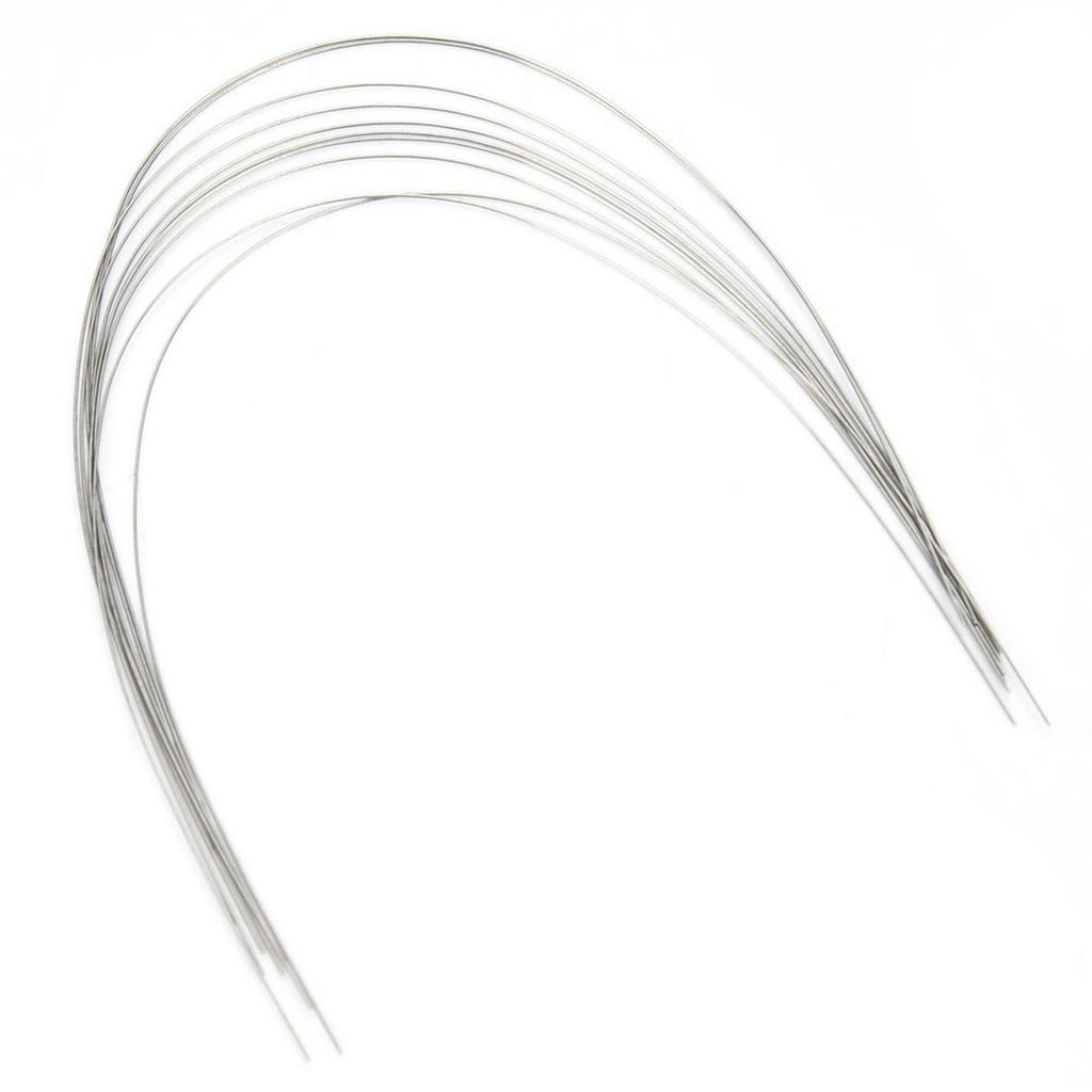 10Pcs Super Elastic NiTi Arch Round Wire Archwire for Orthodontic Dental Supplies (0.012 Upper)