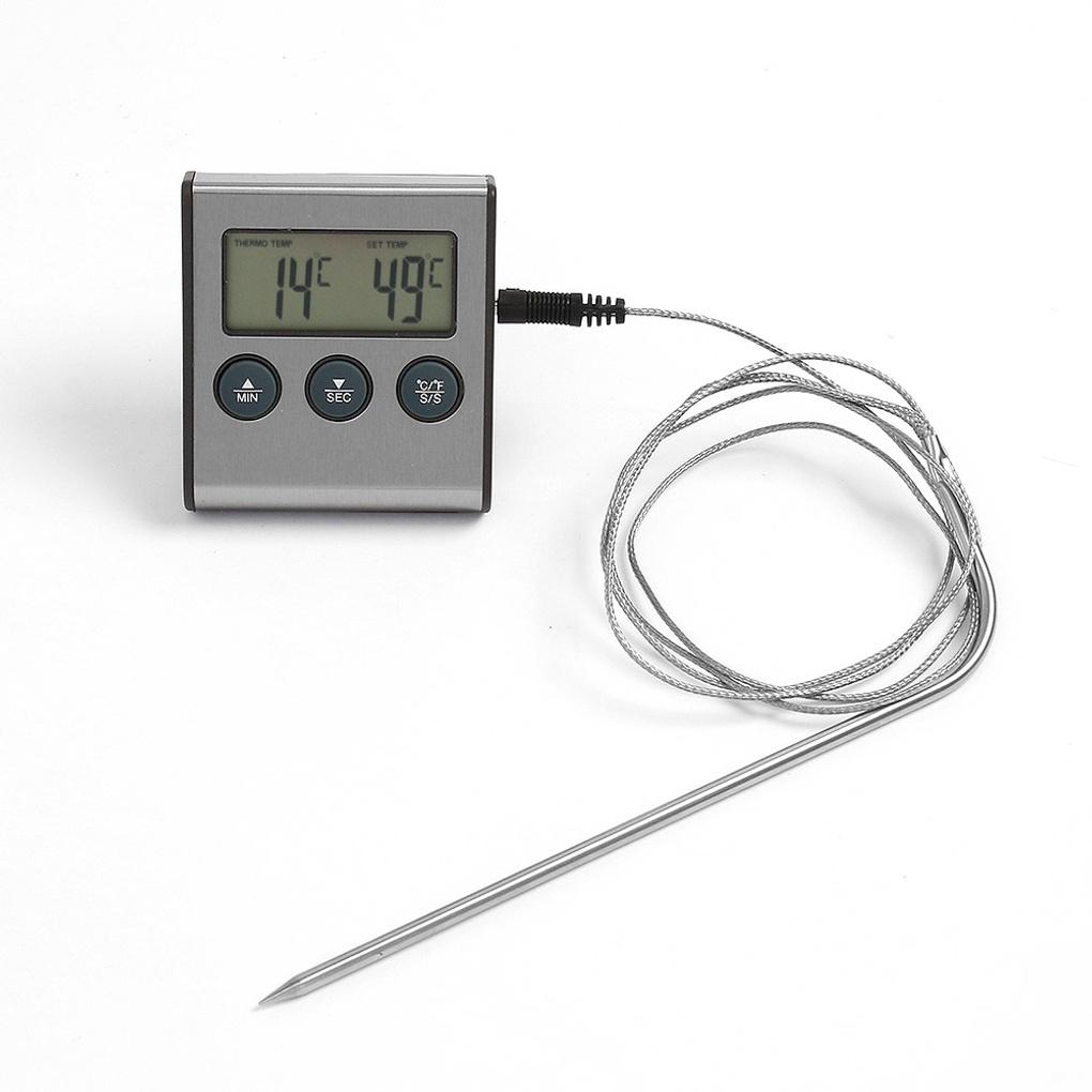 Cooking It Timer Meat Thermometer Steak Cooking Probe Thermometer