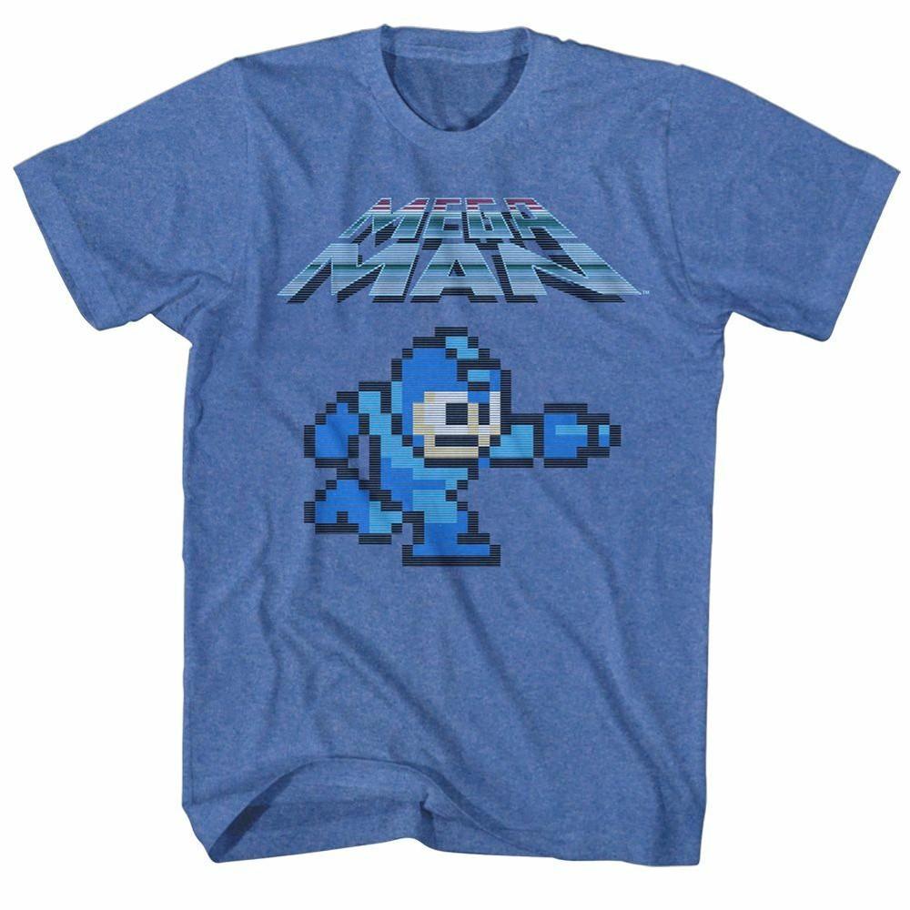 

Mega Man Mega Gunner Royal Heather Adult T-Shirt M