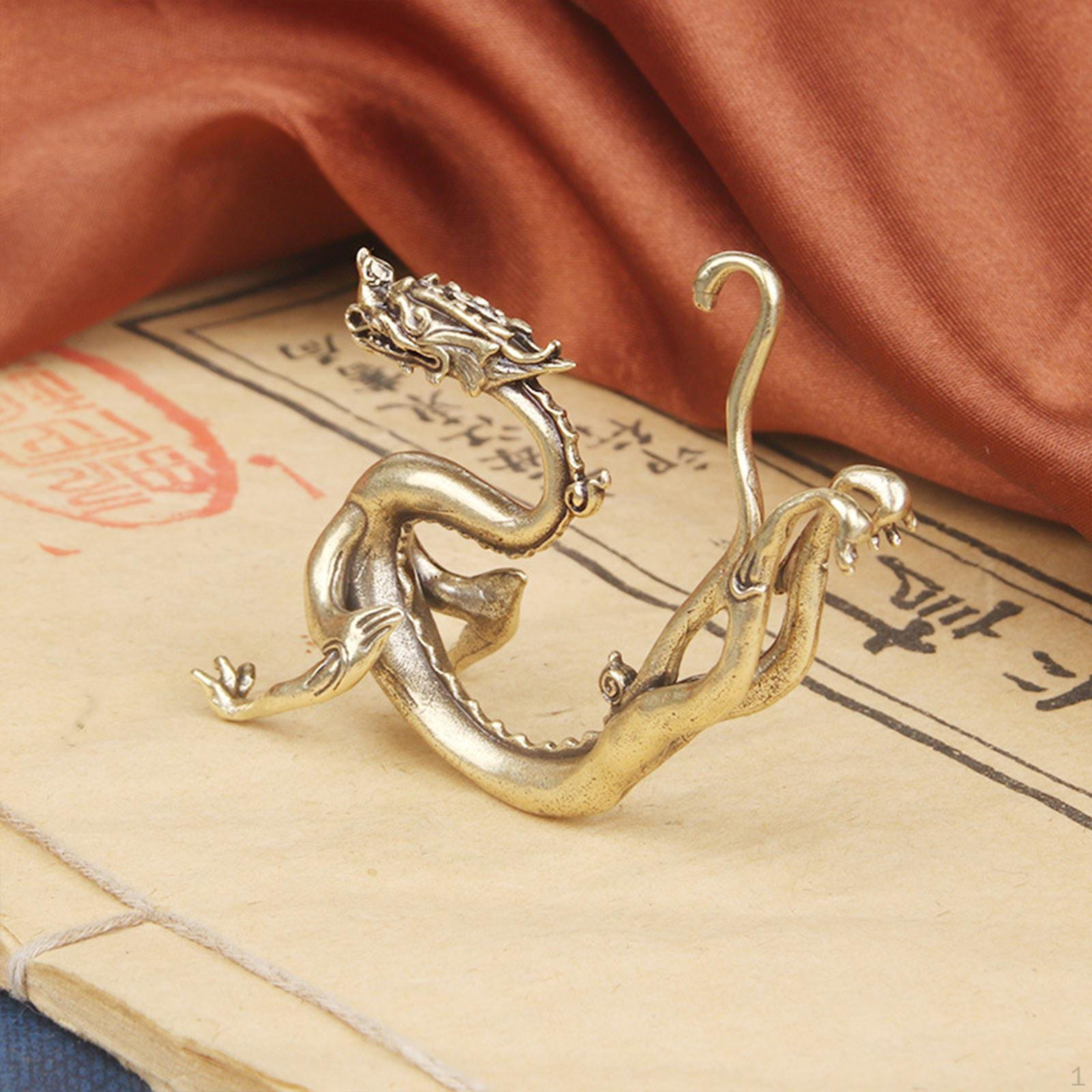 

Статуя дракона, поделки декора фэн-шуй, декоративные антикварные украшения для офиса