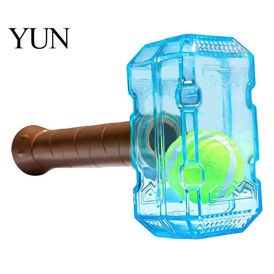 Sound Making Puppy Toys Interactive Squeaky Hammer Dog Toy with Built-in Tennis Ball for Medium And Large Dogs, Aggressive Chewers Toys,