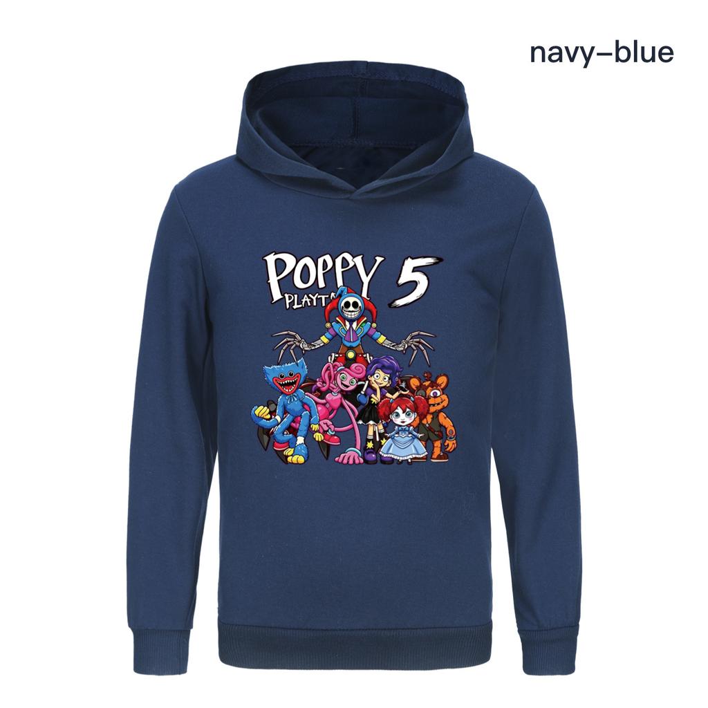 Poppy playtime children's hooded sweatshirt trousers casual sports suit 5707