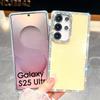 Suitable for Samsung S25 Mobile Phone Case A15 Flash Powder Transparent Edge Diamond A55 Luxury Laser Star S24 Protective Case 365G