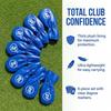 8pcs PU Material Golf Club Covers Lightweight Design Head Cover Set Protective Case  Iron Wedges