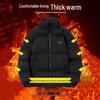 Warrior Men's Stand Collar Padded Winter Jacket