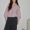 Pink Lantern Sleeve Knit Sweater: Women's Casual Winter 2026 Collection