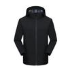 Personalized Windproof 3-in-1 Jacket: Solid Color, Custom Logo, Unisex Design, Thick Workwear