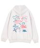 Astral Projection Graffiti Oversized Wide Shoulder Zip-Up Hoodie_Oatmeal