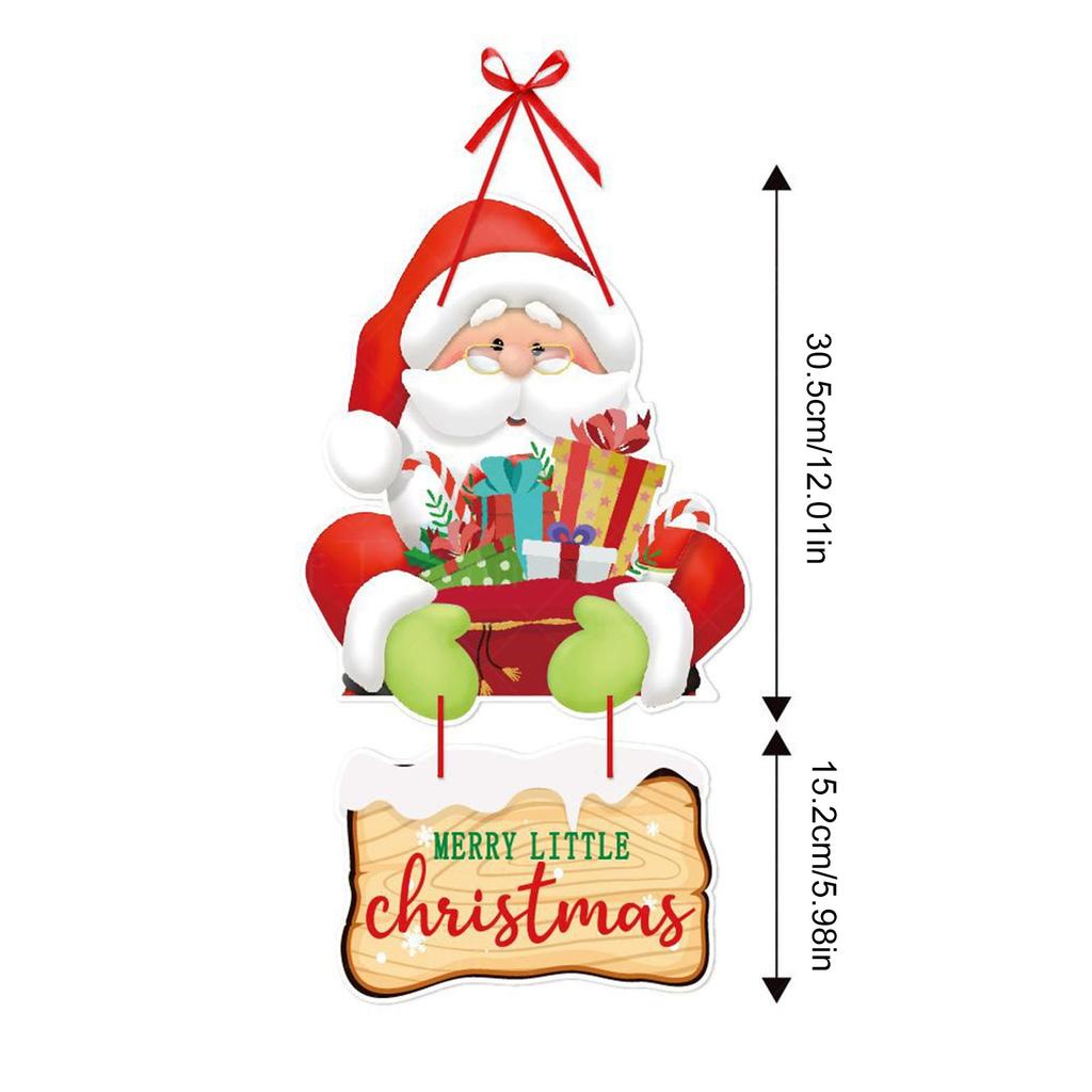 Weihnachtsornament Weihnachts-Thematischer Türhänger Handgefertigt Neujahrsparty Fensteranhänger Wandbehang-Accessoires