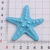10Pcs Premium Resin Starfish Flatback Cabochons Realistic Sea Star Charms for DIY Candle Decor Coastal Style Jewelry Making Accessories