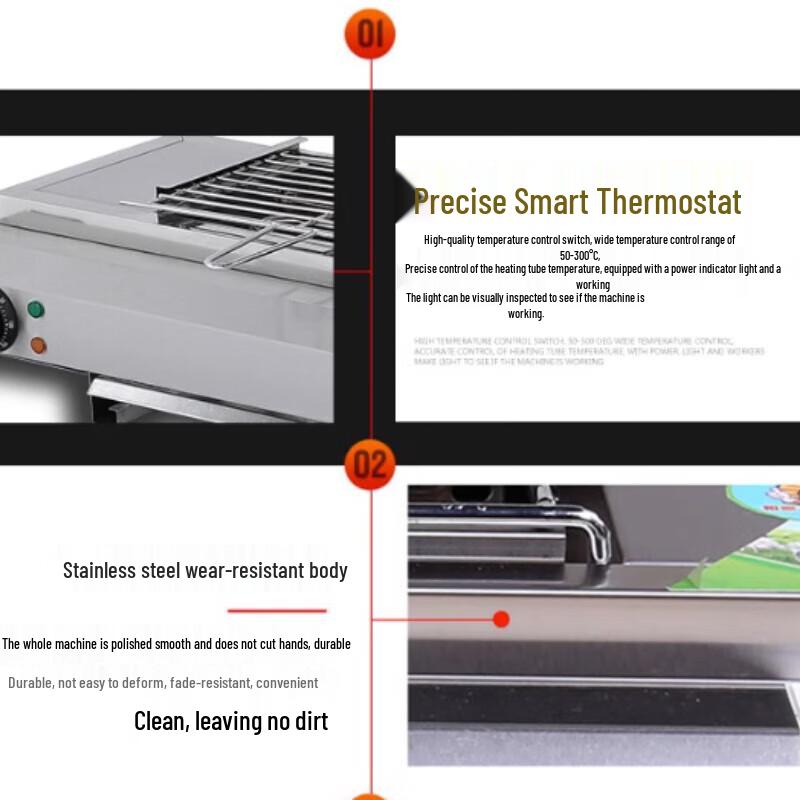 Beifu Smokeless Indoor Electric BBQ Grill