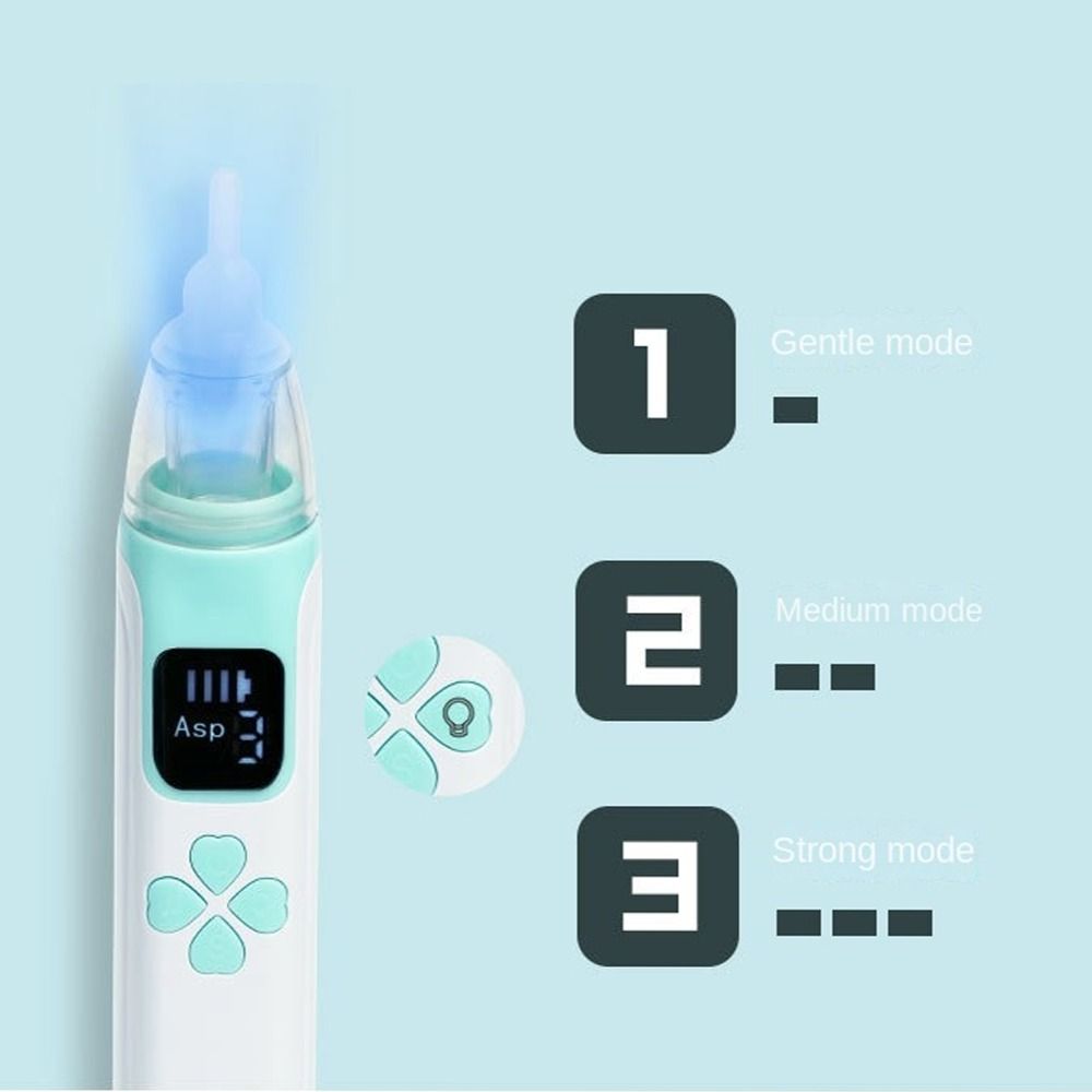 Electric Baby Nasal Aspirator Safety Nose Cleaner Portable Baby Nasal Inhaler  Household