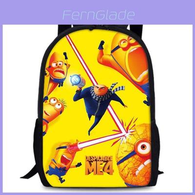 Spacious 15-inch Despicable Me 4 Backpack For School Oxford Fabric Breathable