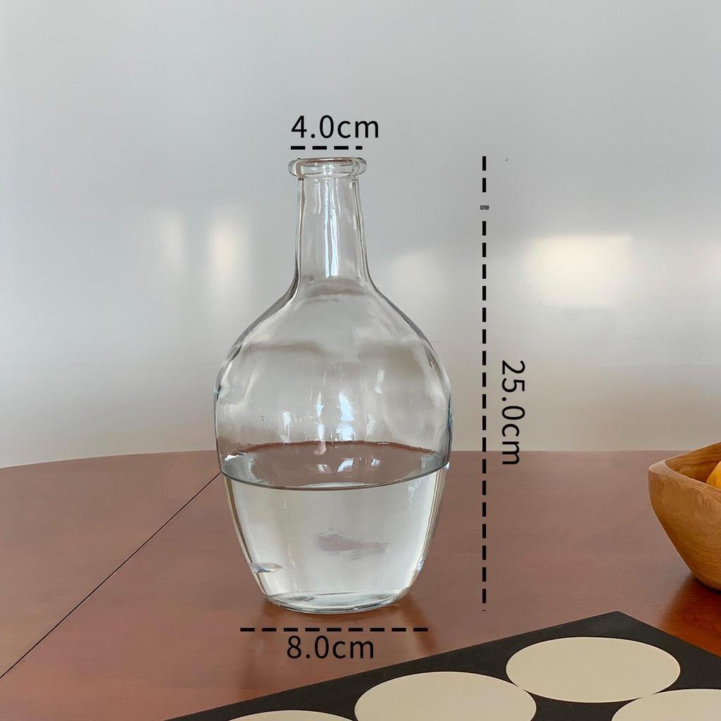 Horse Chestnut Hanging Bell Artificial Plant - Transparent Floral Arrangement for Living Room or Dining Table Decor