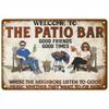 Retro Metal Sign Wall Art Mural Aesthetic Room Home Decor Items Poster Vintage Metal Plate Garage Decoration Tin Sign Plates Bar