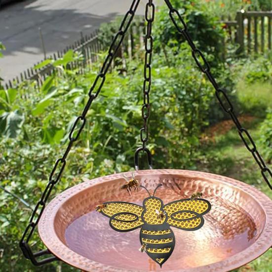 Bee Water Station Floating Pollinator Island Bee Drinking Station Honeycomb Design Floating