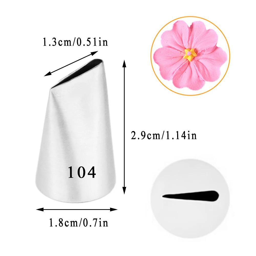 Promotion Multi-size Rose Petals Icing Piping Nozzles Cake Decorating Pastry Tip Sets Fondant Cake Tools