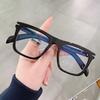 Square Men Anti Blue Rays Glasses  Women Blue Light Blocking Glasses Clear Computer Glasses Ins Optical  Eyeglasses Frames