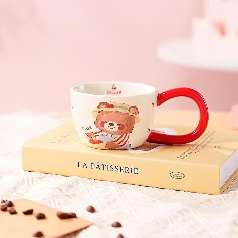 Diller Cherry Bear Ceramic Mug