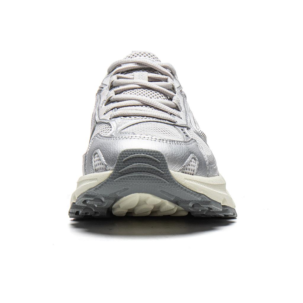 Li Ning Wind Collection Cushioning Slip Resistant Abrasion Resistant Support Low top Casual Shoes Women's Gray AGLW004-2