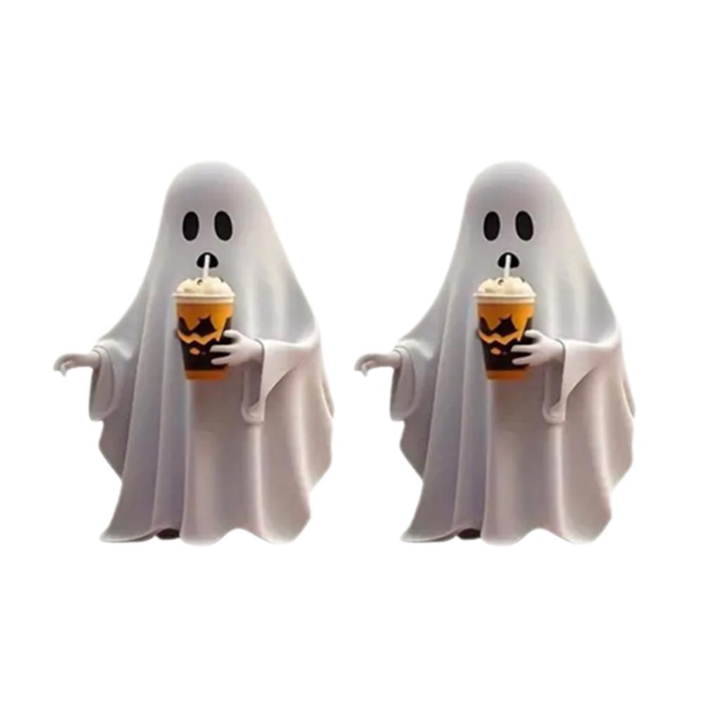 1/2/3PCS Car Cute Ghost Cartoon Figure Air Outlet Clip Funny Holiday Decoration Gift Halloween Car Decoration Accessories