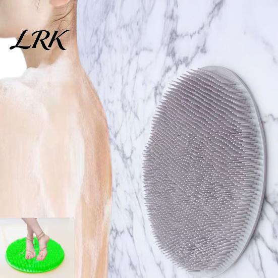 Silicone Foot Scrubber Mat with Anti-Slip Suction Cups, Ultra Soft Bristles Bath Bristle Brush, Wall Mounted Cleaner for Deep Cleaning And Massage