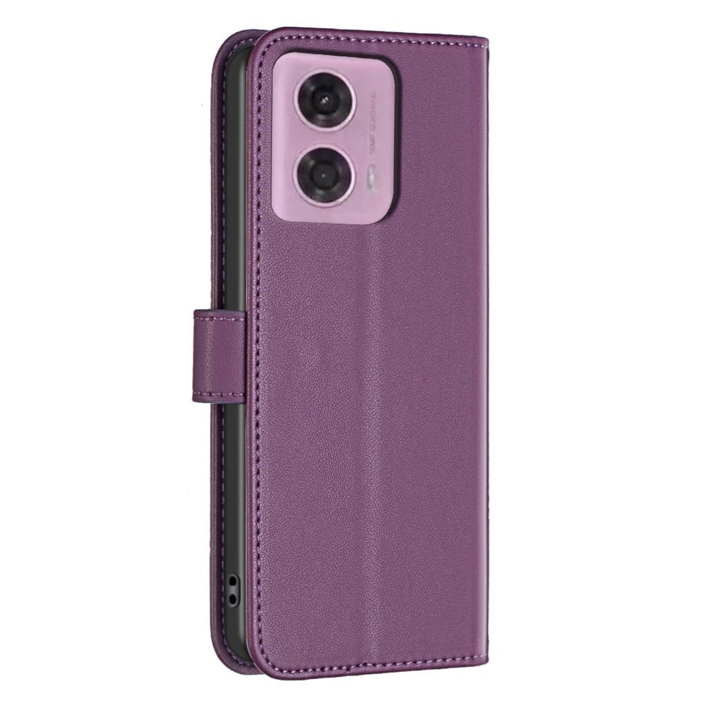 BINFEN COLOR BF17 For Motorola Moto G45 5G/G34 5G Wallet Case Leather Cover Full Protection