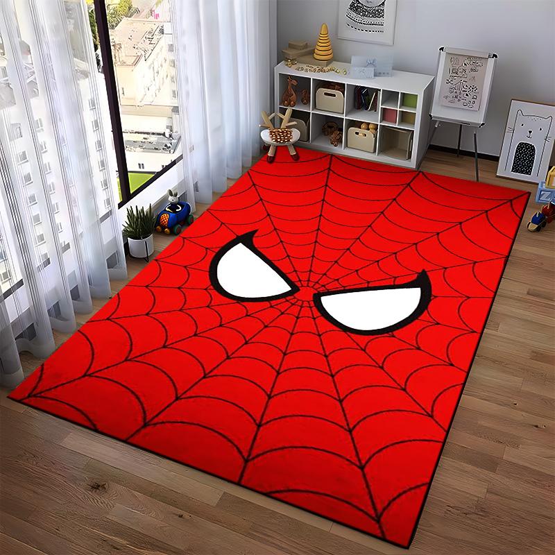 Spider Web Mask Design Rug Non-slip rug suitable for living room and bedroom sofas.
