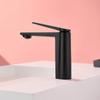 Tuqiu Gold Bathroom Faucet Gray Bathroom Basin Faucet Cold And Hot Water Mixer Sink Tap Single Handle Deck Mounted Tap