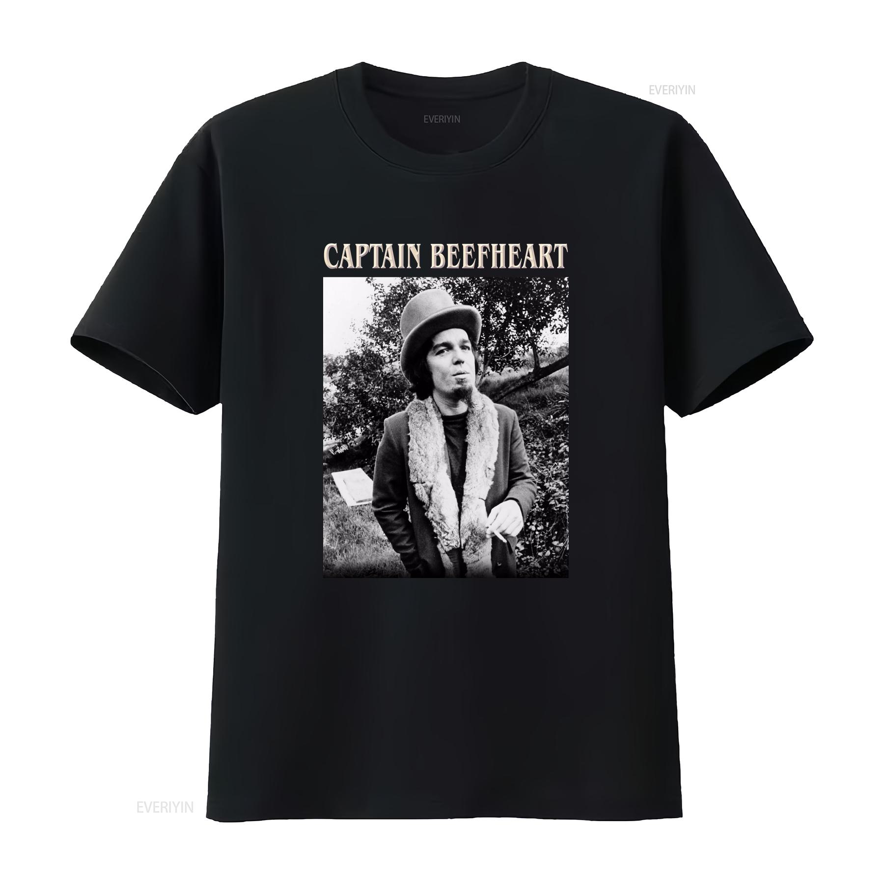 

Captain Beefheart Fast and Bulbous Music T Shirt vintage Washed Versatile Casual Unisex fashion homme designer clothes 4XL