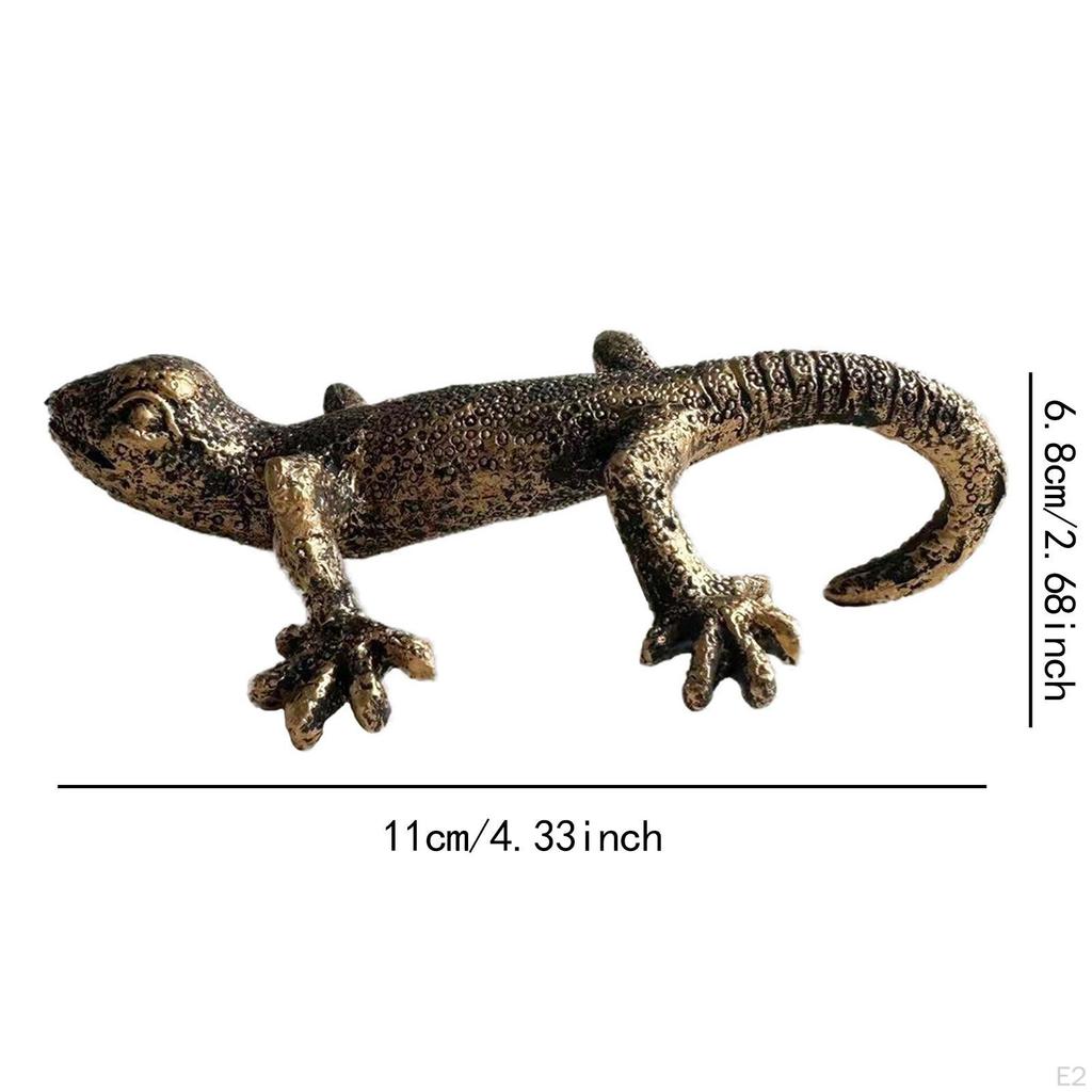 Gecko Figure Flower Planter Hanging Ornament Vase Hugger Handmade Resin Sculpture