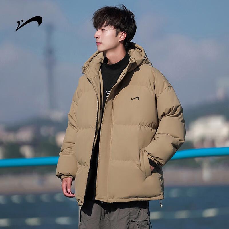 

Guirenniao Men s Hooded Thickened Cotton Winter Jacket 3XL