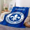 Custom Name Juventus Crest blanket for Couch & Bed, Plush Cozy Fuzzy Blanket Super Soft & Warm Blankets for Fall and Winter. 0908258