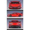 Welly 1/24 Scale  2023 Chevrolet Corvette Z06 Alloy Sports Car Model Diecast Racing Car Vehicles Model Simulation Collection Kids Gifts