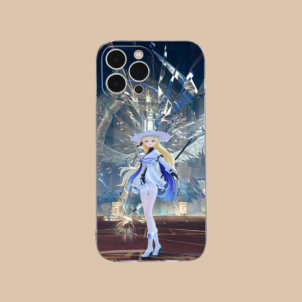 Wuthering Waves Phoebe Phone Case for iPhone 17 16 15 14 13 12 11 X XR XS Air Pro Max Plus Mini Clear Colorful Cover Pretty