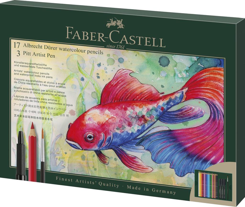 Faber-Castell Albrecht Durer and Pitt Artist Pen Gift Set, 21 Pieces