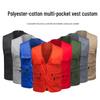 Custom Logo Multi-Pocket Reflective Safety Vest for Photography, Volunteers, and Construction