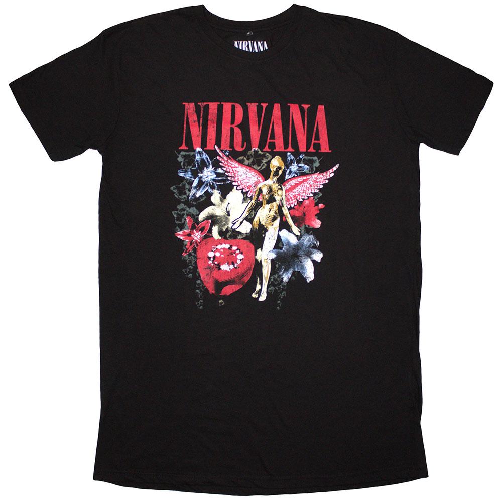 Nirvana Womens/Ladies In Utero Vintage Collage T-Shirt Dress
