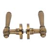 Bronze Door Handle Lock Quiet Copper Core Retro Door Handle Lock for Bedroom Living Room