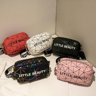 Kamera Damen Tasche Trend Schulter Umhängetasche Alphabet Druck Persönlichkeit Mode Klein Frisch