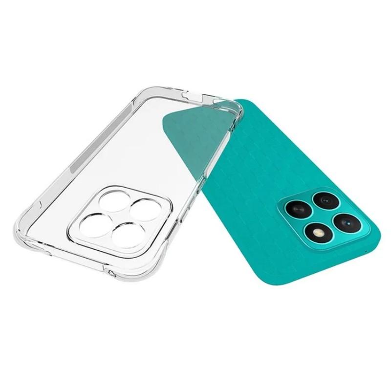 

For Honor X8c 4G Clear TPU Case WANLONFENG TM Series 2.0mm Phone Back Cover Transparent